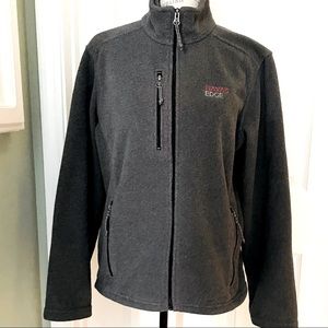 LL Bean Polartec fleece Havas Edge grey jacket
